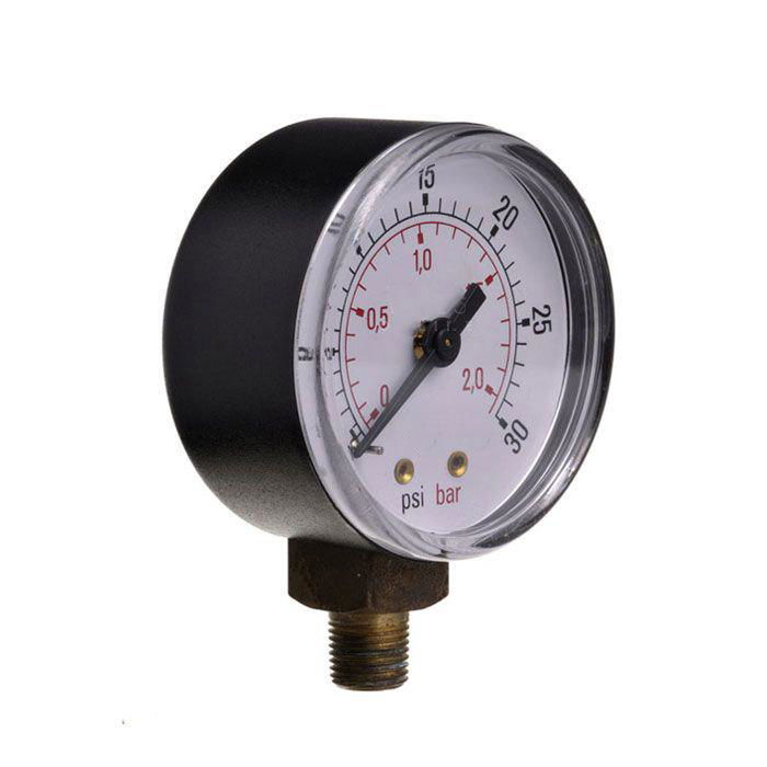 200 PSI 1/4" Side / Bottom Mount Air Compressor Gauge