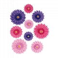 EASY WAY TO MAKE PAPER FLOWER WALL DÉCOR GERBERA FLOWERS 1