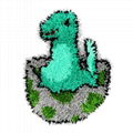 EASY WAY TO MAKE LATCH HOOK ART-DINO RUG 1