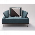 Armrest Fabric Sofa  eco-friendly fabric Sofa   Modern minimalist Fabric Sofa 