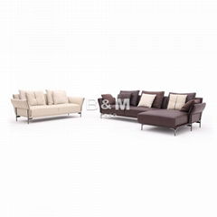 Sectional Sofa  leather sectional couch supply   Home leather Sofa 