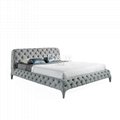 Technical Fabric Bed   Queen size Fabric Bed   mid century modern bed price
