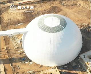 Prefabricated Steel Structure Dome Coal Storage Warehouse Building 5