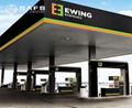 Easy Installation Steel Space Frame Petrol Station Canopy 5