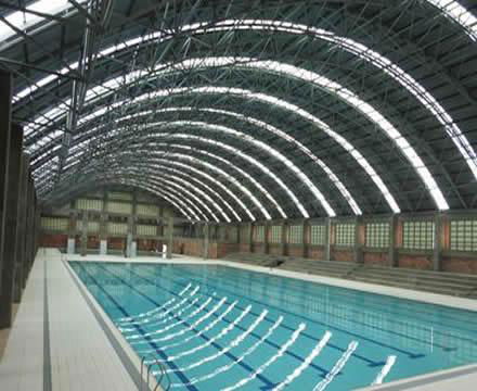 Prefabricated Steel Structure Swimming Pool Roof 2