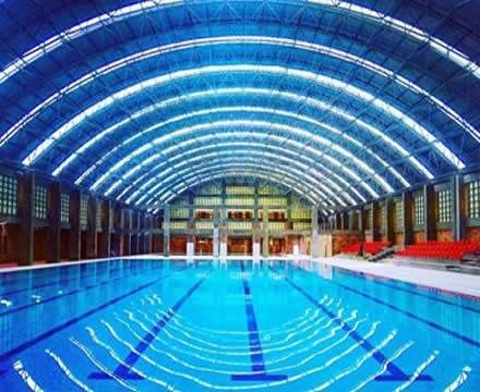Prefabricated Steel Structure Swimming Pool Roof 4