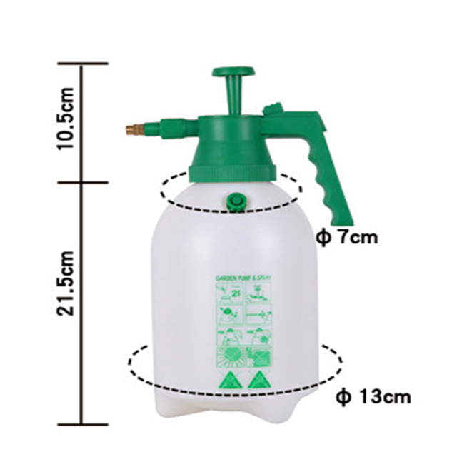 Hot sell 2L Pump Trigger Sprayer 2L Agricultural Watering PP Sprayer Air Compres 2