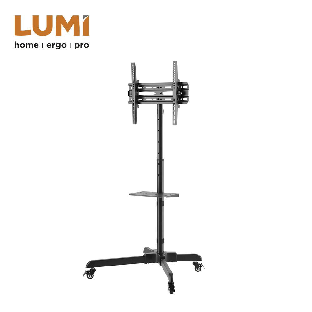 Low Cost Height Adjustable Mobile Steel TV Cart 2