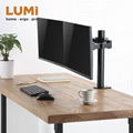 Dual Monitors Stand Affordable Steel Height Adjustable Wall Mount Monitor Arm 4