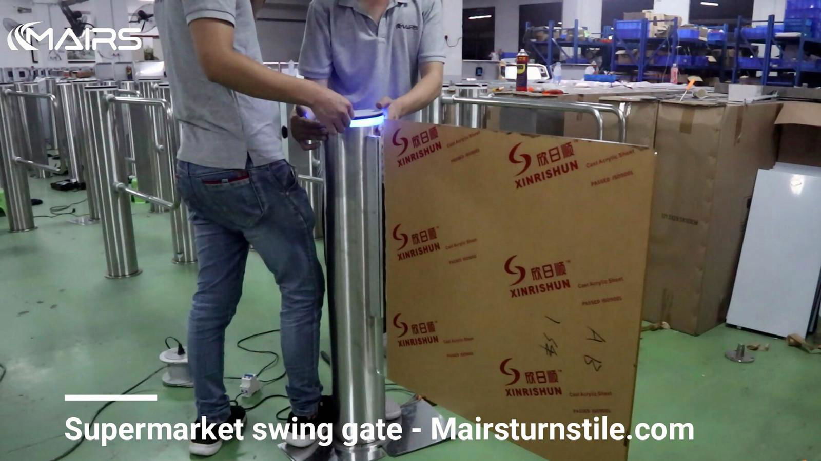 Swing Barrier Turnstiles - MairsTurnstile 2