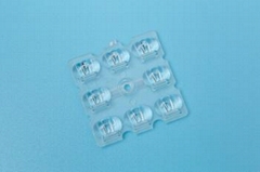 Custom optical array in PC/PMMA for lighting solution