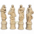 Natural White Marble Statue for Garden