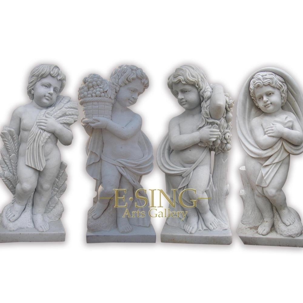 Natural White Marble Statue for Garden 4
