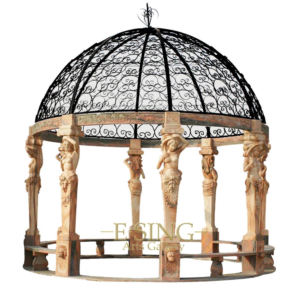 Marble gazebo for garden  3