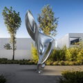 Garden park decoration stainless steel sculpture 2