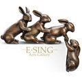 Home decoration bronze statue animal rabbit sculpture 1