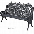 Outdoor cast iron bench cast iron garden