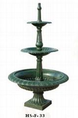 New Design Hot Selling Cast Iron Garden Water Fountain For Garden Decoration Or 