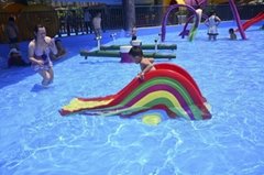 Fiberglass Rainbow Slide for Children