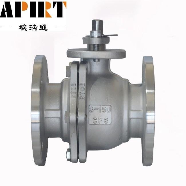  API stainless steel high quality  ball valve handle 2"