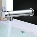 Wall Mounted Water-saving Time Delay Self-closing Brass Basin Faucet