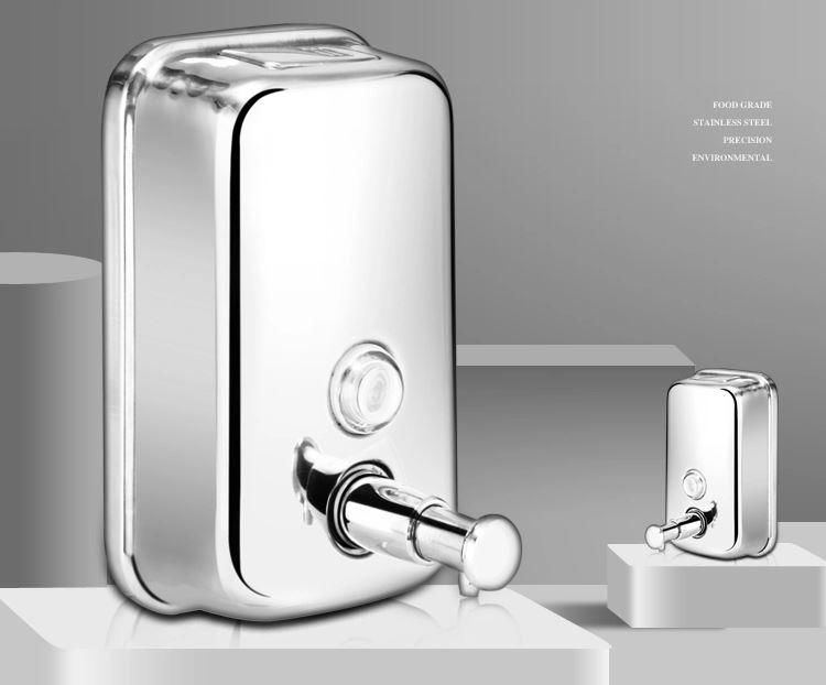 1000 Ml Shower/ Hotel Liquid Hand Soap Dispenser Bottle 304 Stainless Steel