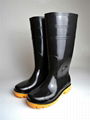 Good quality Industrial men Rubber work boots gumboot boots  4