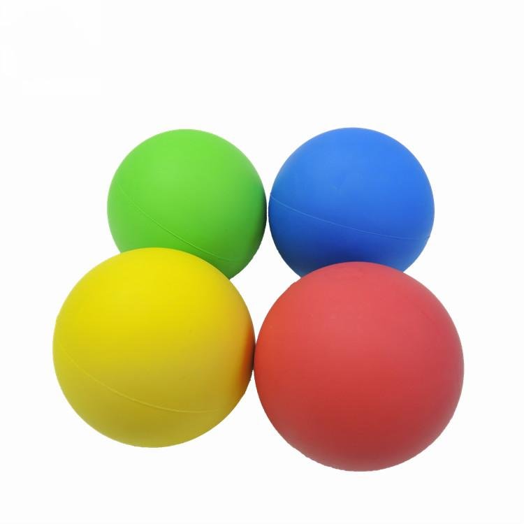 Food Grade Durable Interactive Fetch Chew Solid Rubber Dog Toy Balls  2