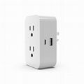 Lang Hong with sensor lamp wifi remote control voice recognition smart socket 2