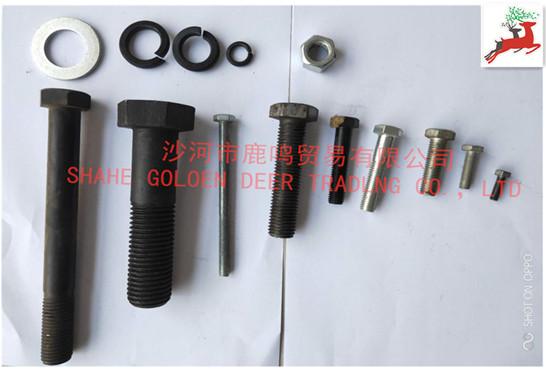 Hexagonal zinc-plated titanium-plated screws