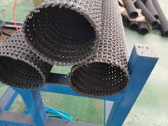硬式透水管排水盲管HDPE單壁打孔管雨水滲透管 