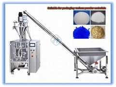 Powder packing machine with auger filling head