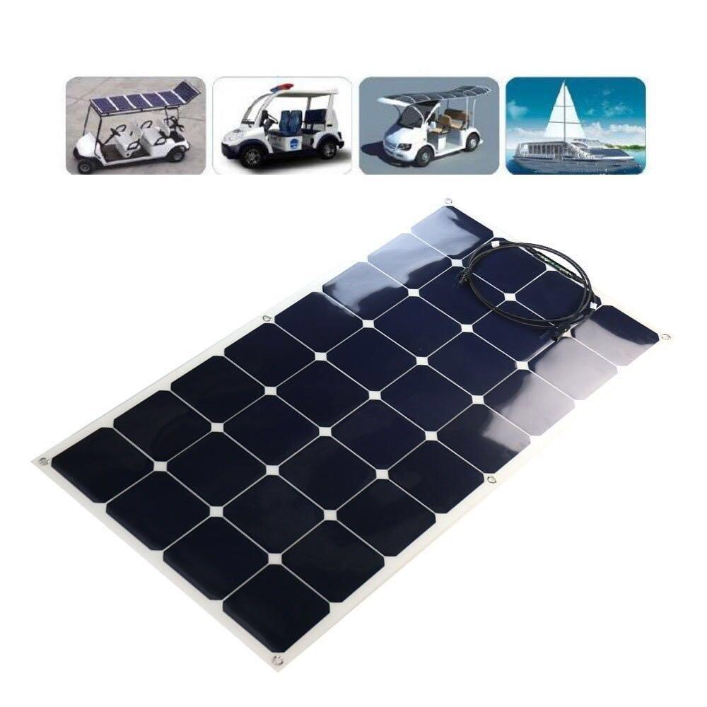 high efficient 50w 100w 120w solar cells sunpower flexible panel solar 