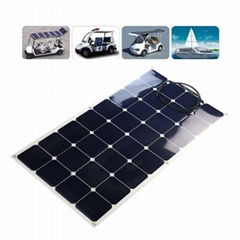 high efficient 50w 100w 120w solar cells sunpower flexible panel solar 