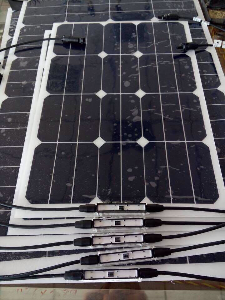 high efficient 50w 100w 120w solar cells sunpower flexible panel solar  3