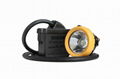 Brightest LED headlamp Li-ion battery coal mine safety equipment Wisdom KL5M hea