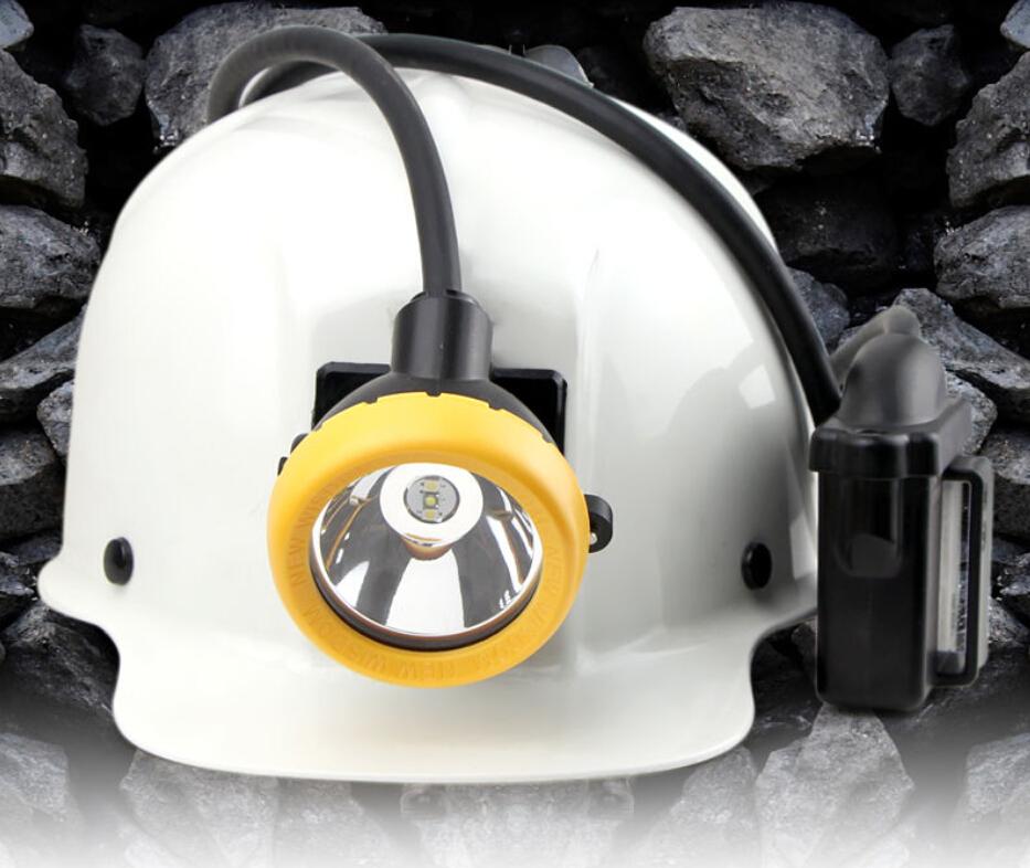 Brightest LED headlamp Li-ion battery coal mine safety equipment Wisdom KL5M hea 4