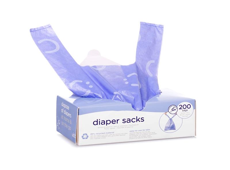 Biodegradable Baby Plastic Disposable Nappy Sacks Bags (China