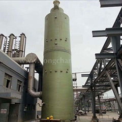 FRP Purification Tower   FRP Acid Mist Purification Tower  