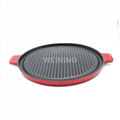 Cast Iron Enamel And Griddle 1