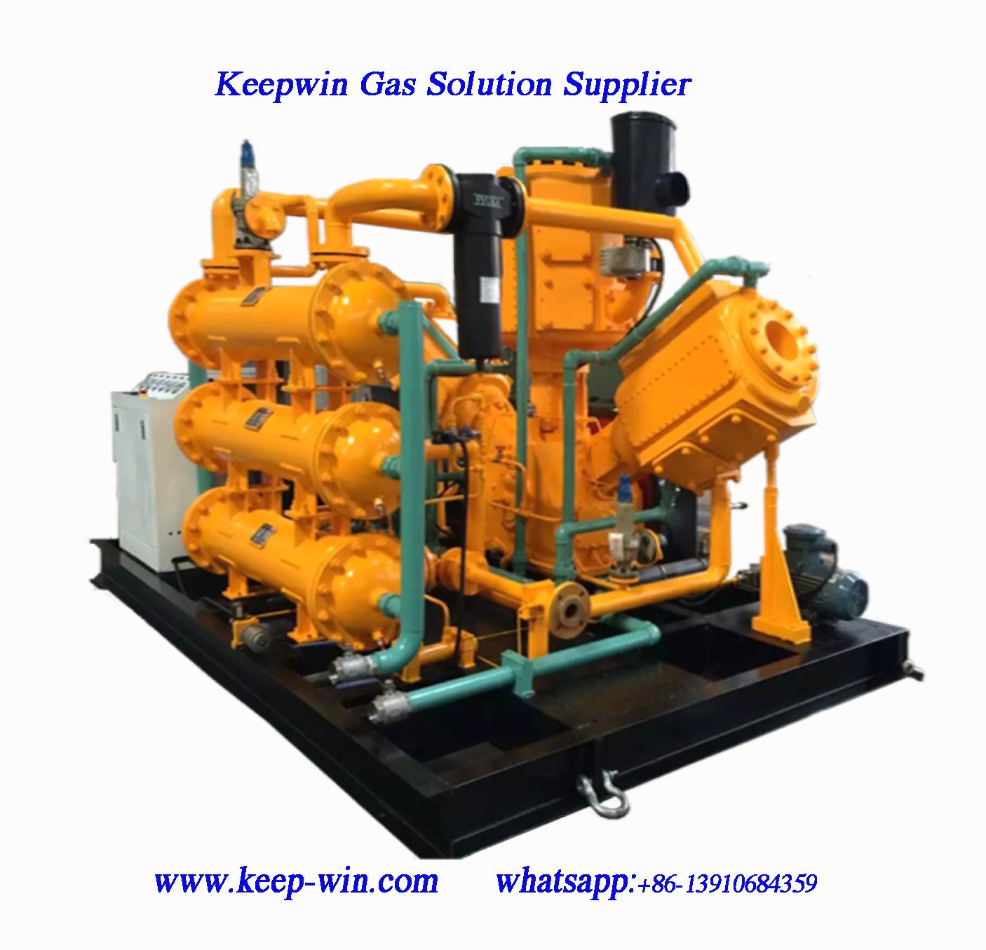 Special gas booster Compressor API Standard 618 Oil Free Reciprocating Fuel Gas  5