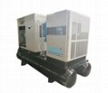 Compact Skid Refrigerator Air Dryer 7bar 8bar 10bar Rotary Mini Screw Air Compre