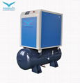 Compact Skid Refrigerator Air Dryer 7bar 8bar 10bar Rotary Mini Screw Air Compre 4