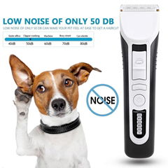 Low Noise LAMBO#9880Pro Pet Hair Clipper set for longer and thick hair coat of d