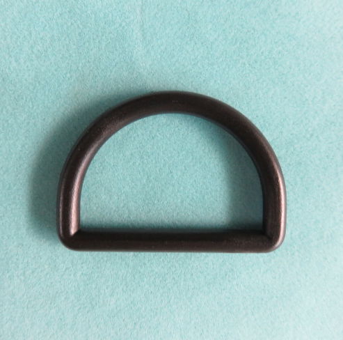 Webbing strap parts 25mm plastic D ring flat D shape buckle 3