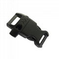 15mm plastic whistle clasp safety buckle