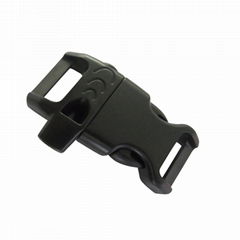 15mm plastic whistle clasp safety buckle