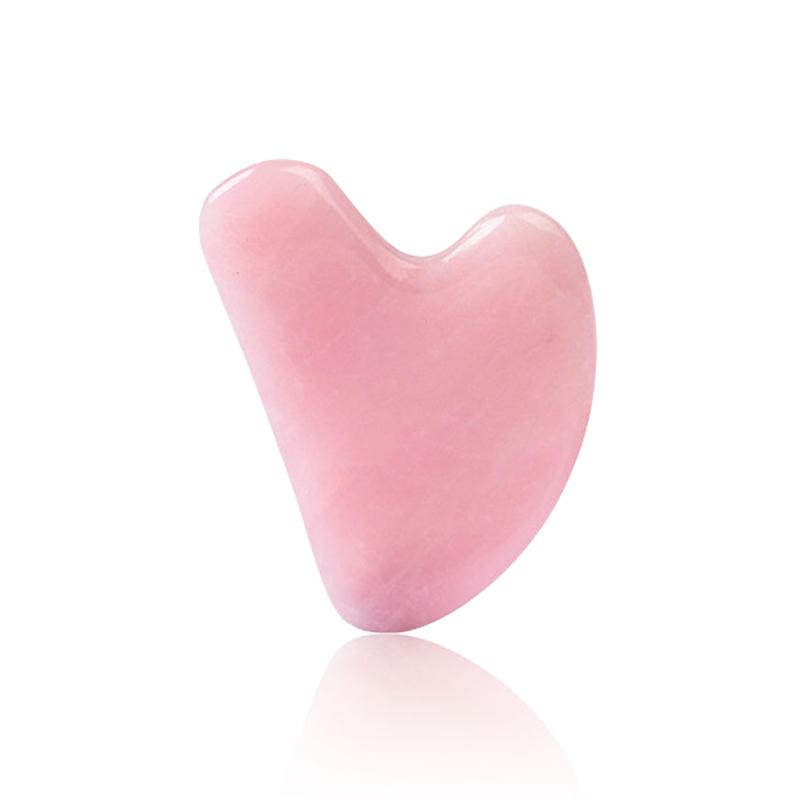 Rose Quartz Gua Sha Tool Heart Shape Wholesale 4