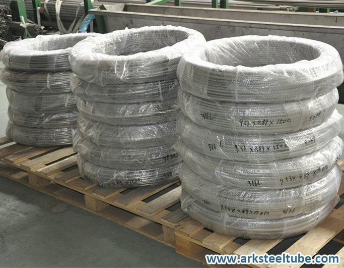 Stainless Steel Coil Tubing ASTM A269 TP304 TP304L TP316L TP321 Coiled Tube 5