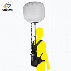 Energy saving portable mobile light tower for outdoor camping or explore 